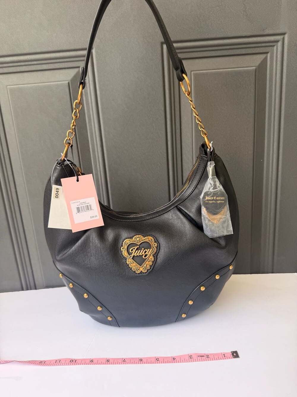 Juicy Couture In Her Juicy Era Hobo Bag - Liquorice